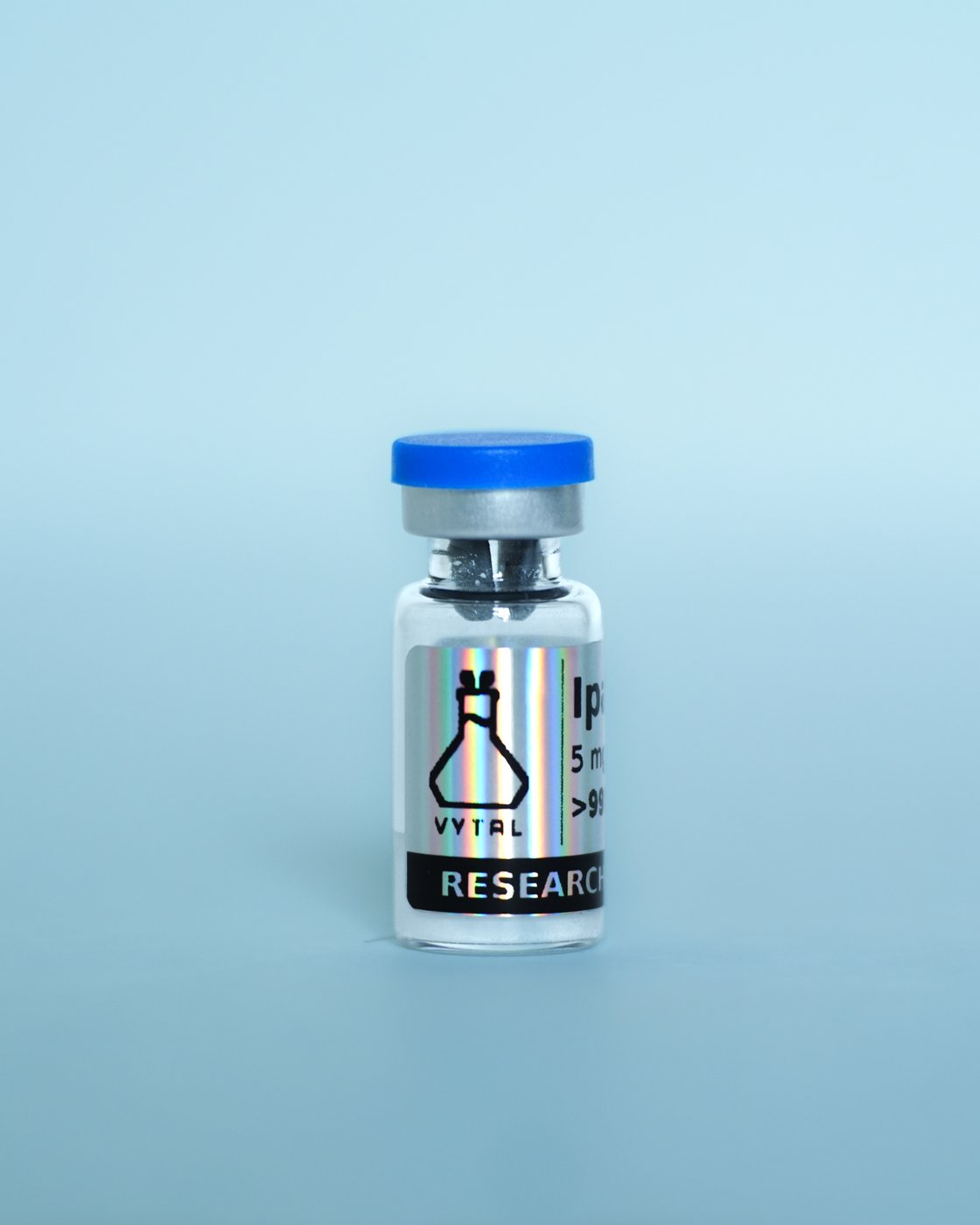 Ipamorelin Research Peptide — sealed vial in branded Vytal Research box