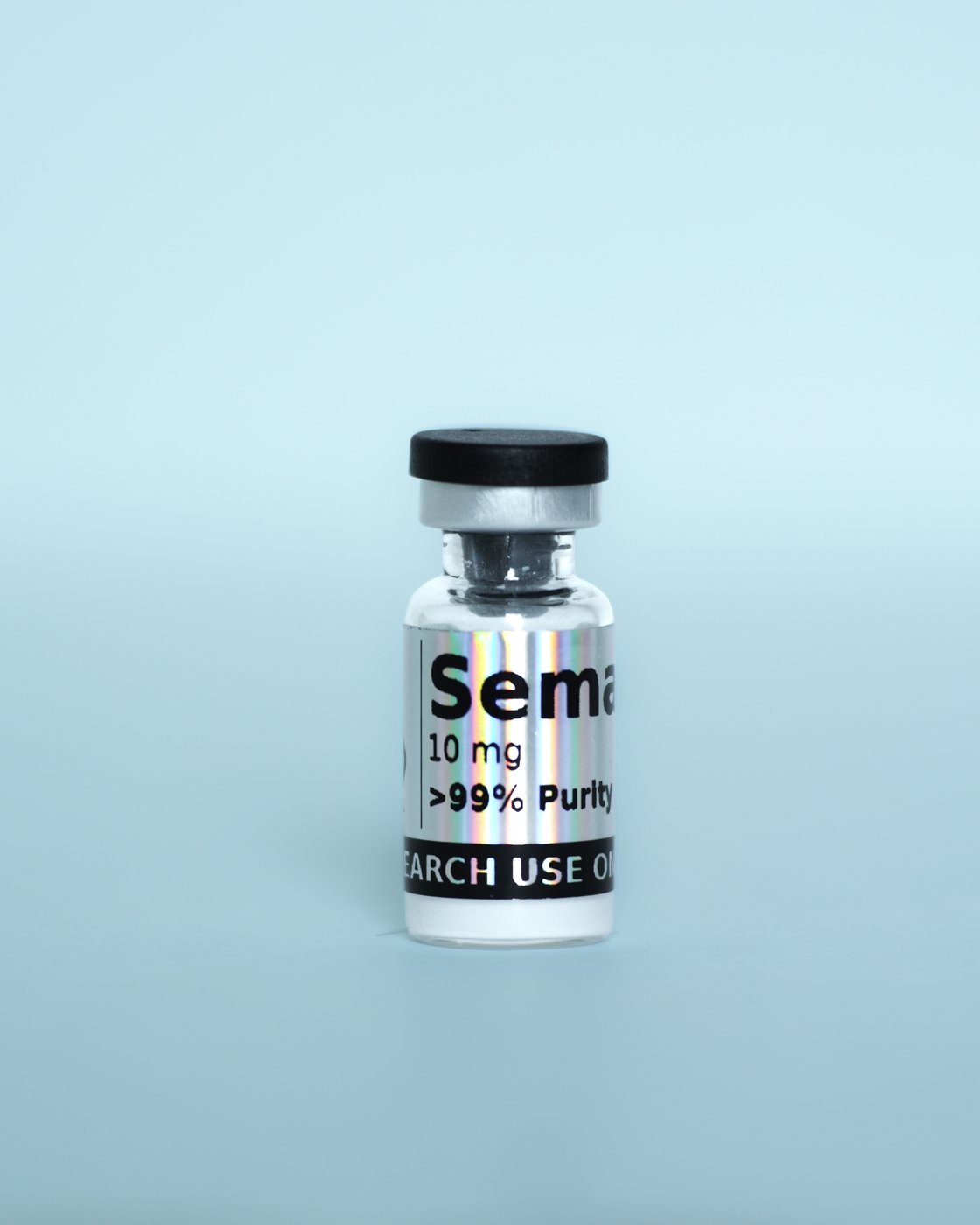 Semax Research Peptide — sealed vial, label detail